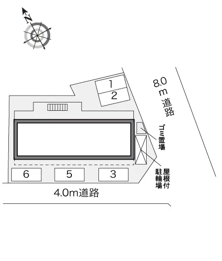 ★手数料０円★名古屋市中村区太閤５丁目　月極駐車場（LP）